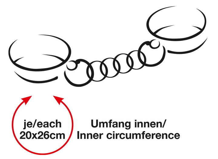 Klassiske Læder Håndmanchetter