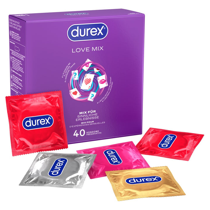 Durex Love Mix 18/40 stk. – kondommix med 5 varianter