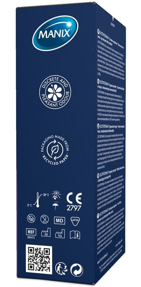 MANIX Excitation Max – Stimulerende Latexkondomer (12 stk.)