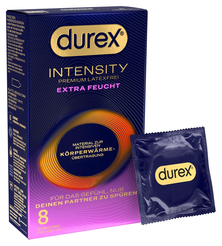 Durex Intensity Extra Feucht latexfri kondomer 8 stk. i nitril