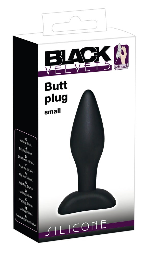 Black Velvets Butt Plug Small