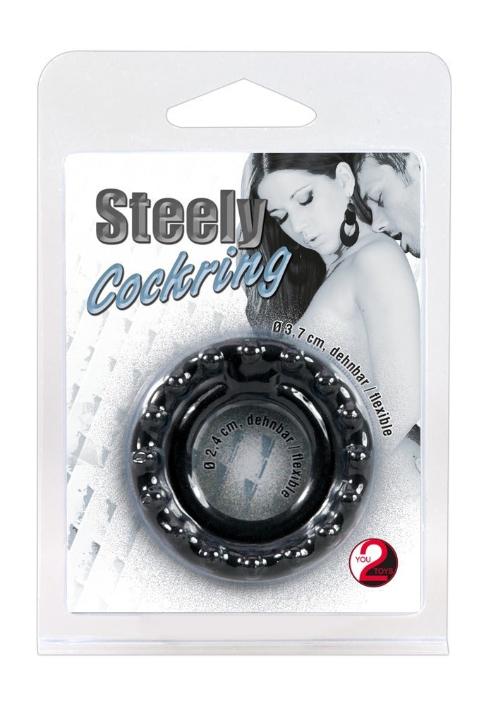 Steely Dual Ring i Silikone – You2Toys