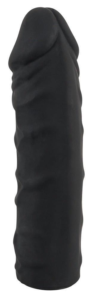 You2Toys Silikone Strap-On Dildo – realistisk sort dildo med justerbart harness
