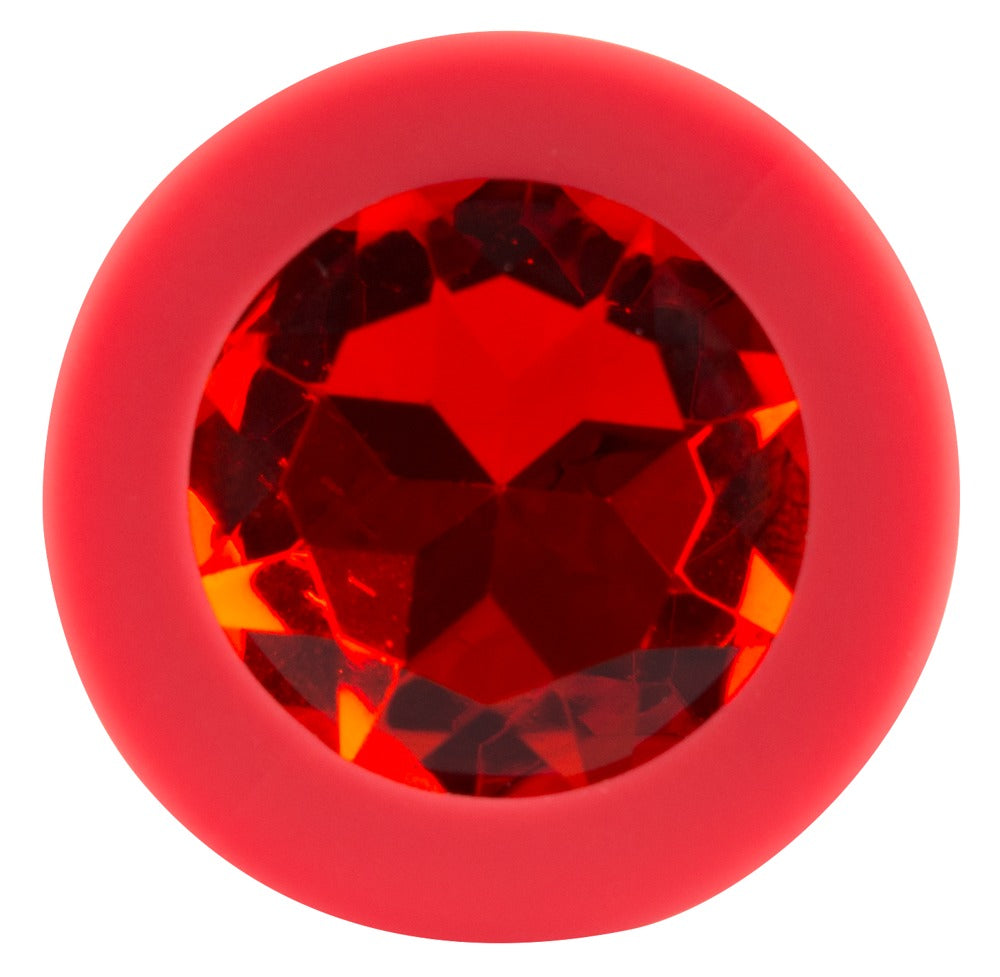 Red Jewel Butt Plug