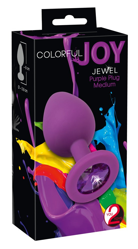 Purple Gem Butt Plug