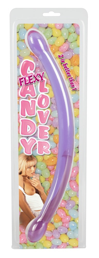 Candy Flexy Lover – Ekstra Lang Dobbeltdildo i Fleksibel PVC