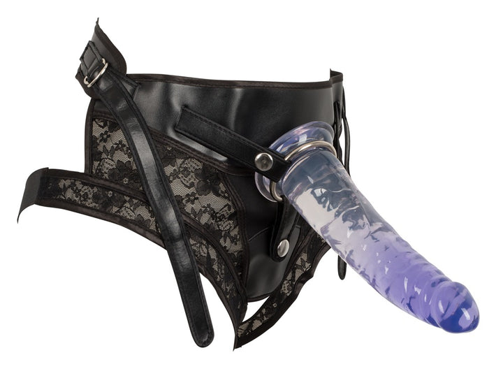 You2Toys Playgirls Strap-On Kit – blonde-harness med 2 dildoer og udskiftelige ringe