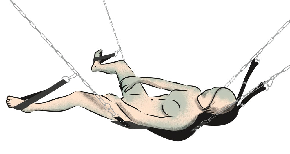 Læder Sexgynge | Vægtløs Nydelse & BDSM Oplevelser