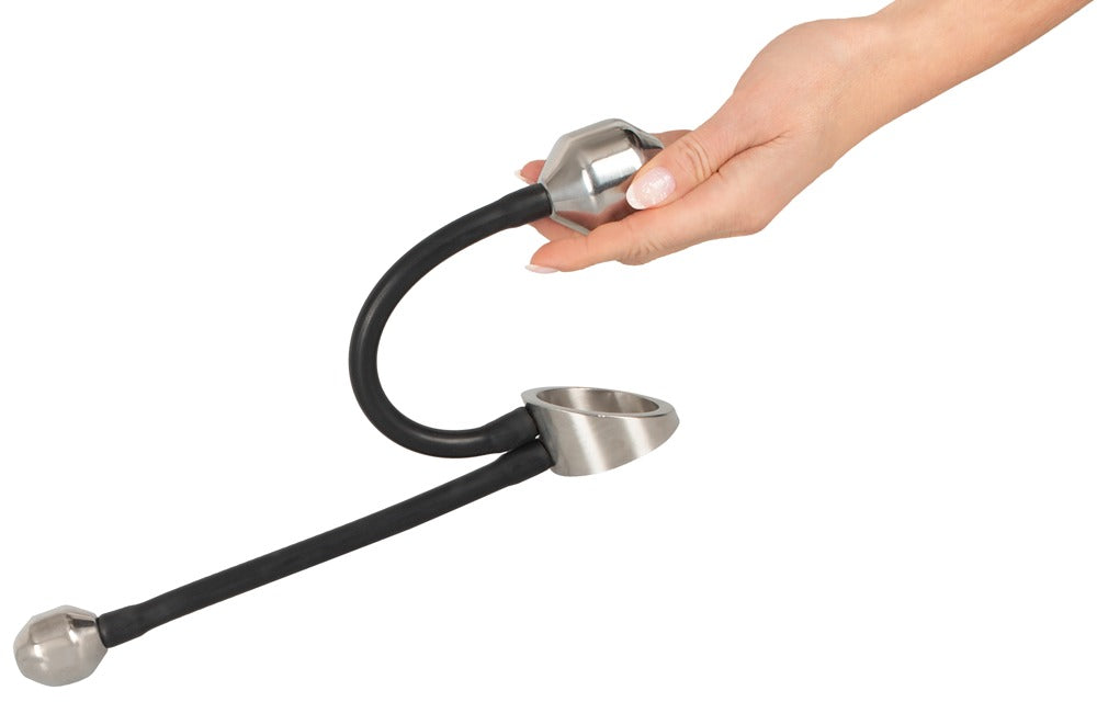 Metal Ring med Tunge Plugvægt – Dual Stimulation Design