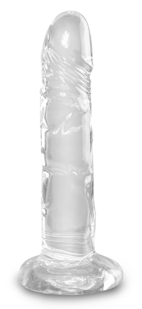 King Cock Clear 18cm Cock with Balls - EternaNordic