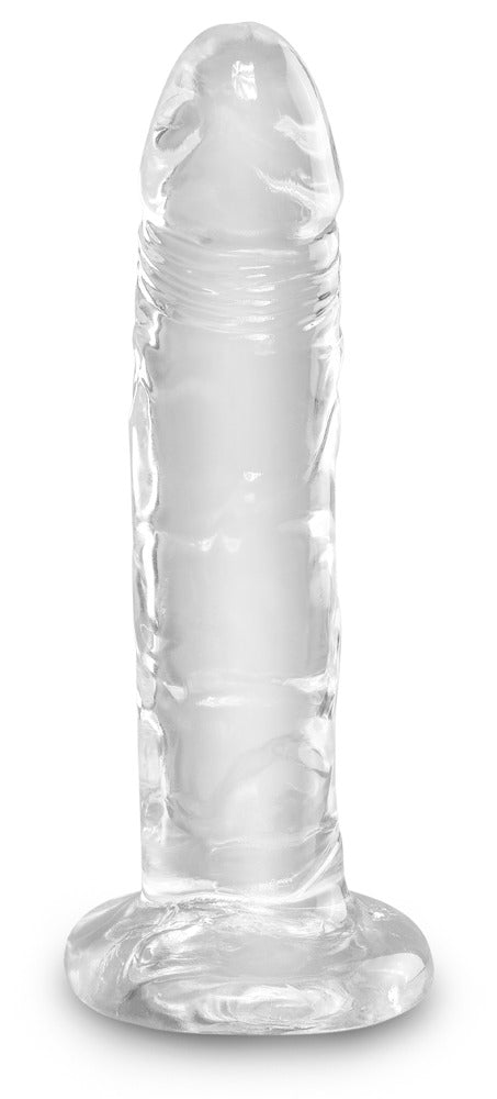 King Cock Clear 18cm Cock with Balls - EternaNordic