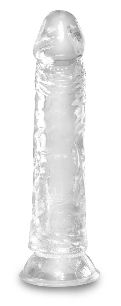 King Cock Clear 8 dildo til solo-leg og partnerleg