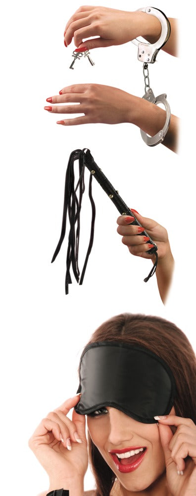 Begyndervenligt BDSM sæt til bondage og sanseleg