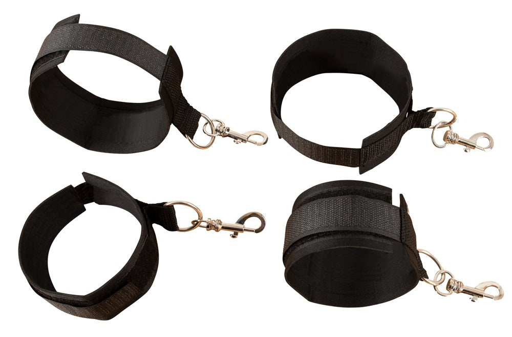 Sengestrop Sæt med Manchetter & Øjenmaske