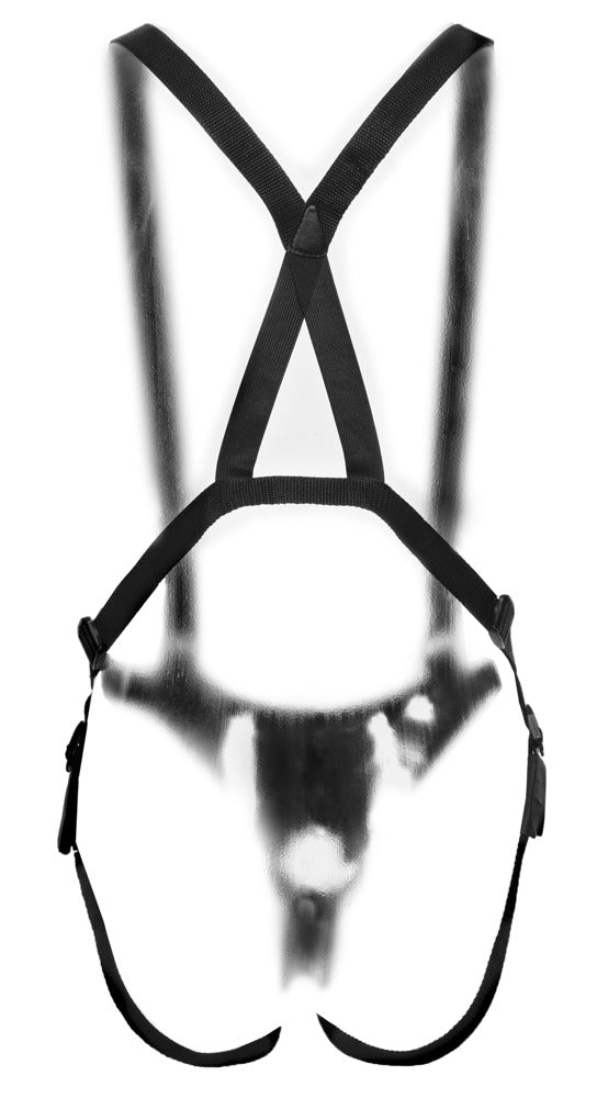 King Cock Hollow Strap-On med Seler – realistisk hult strap-on harness