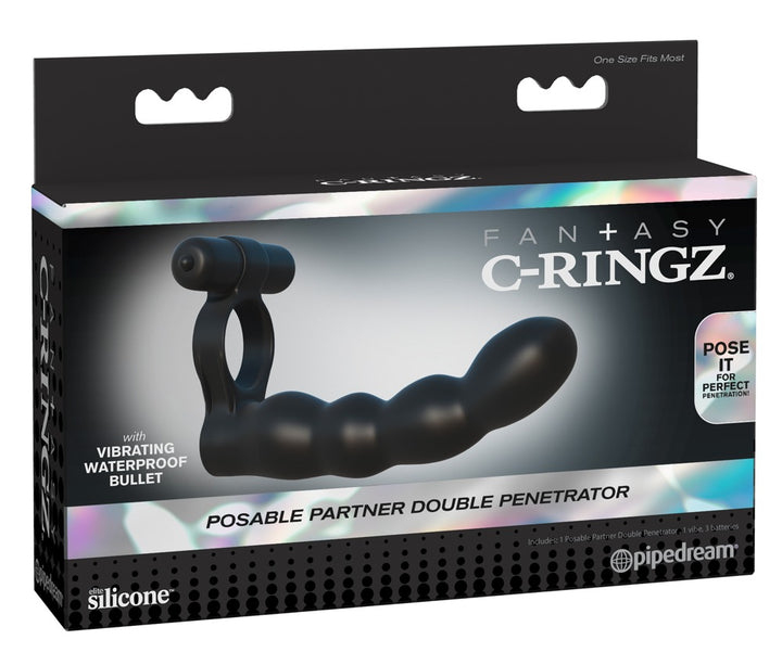 Cock Ring med Butt Plug & Vibro-Bullet – Trippel Nydelse til Par