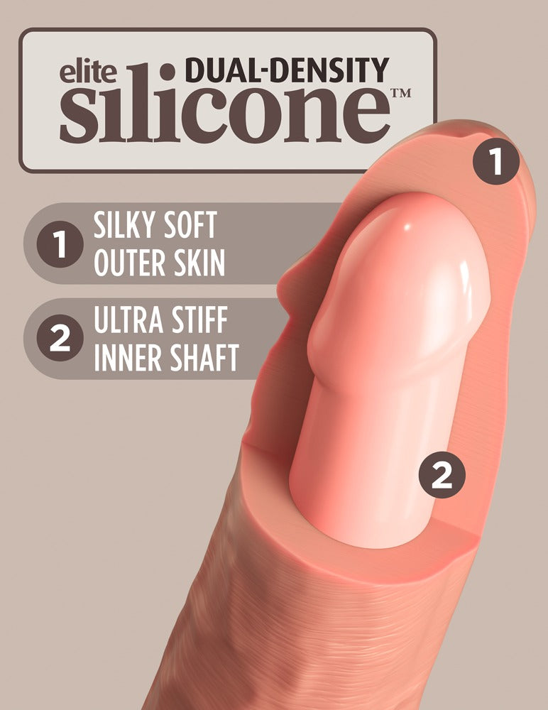 King Cock Elite 7" Vibrator - EternaNordic