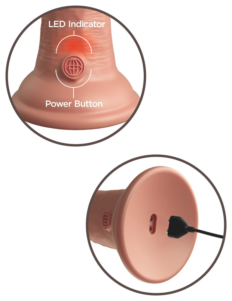 King Cock Elite 7" Vibrator - EternaNordic