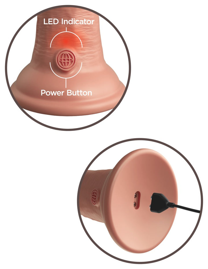King Cock Elite 7" Vibrator - EternaNordic