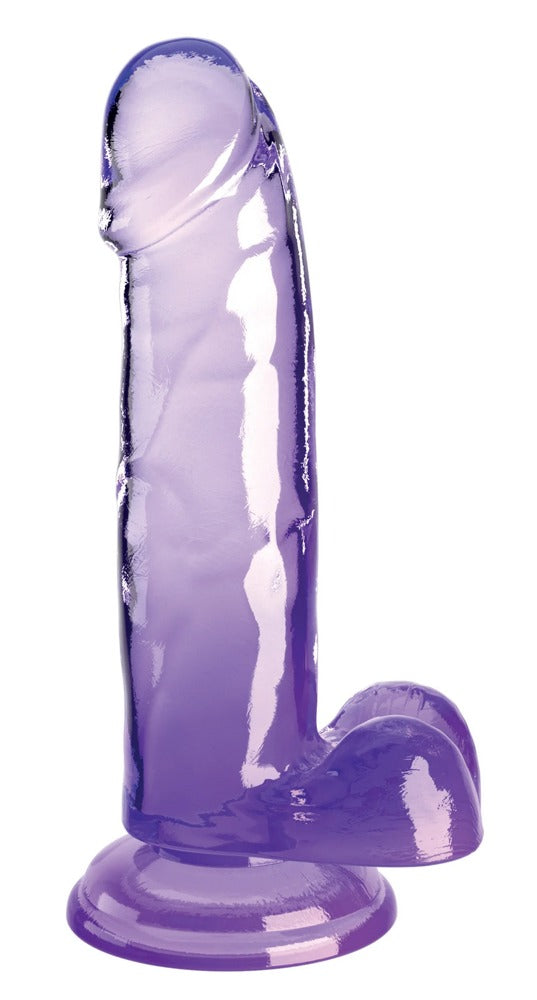 King Cock Clear 7" Cock with Balls - EternaNordic