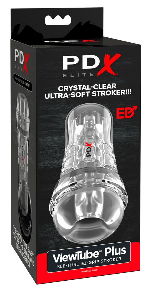 PDX Elite ViewTube Plus Transparent Stroker