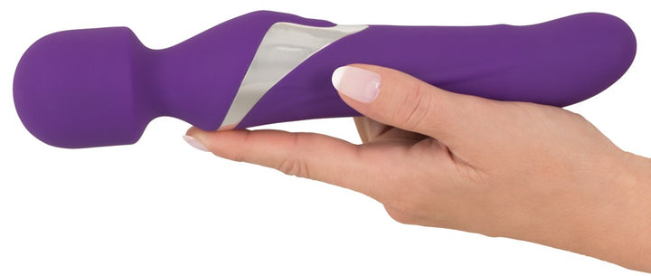 Lilla massage wand og perlevibrator i ét produkt med 7 vibrationsmønstre
