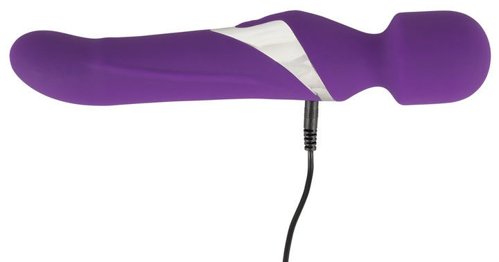 Javida vibrator med roterende perler, buet skaft og 3 rotationshastigheder