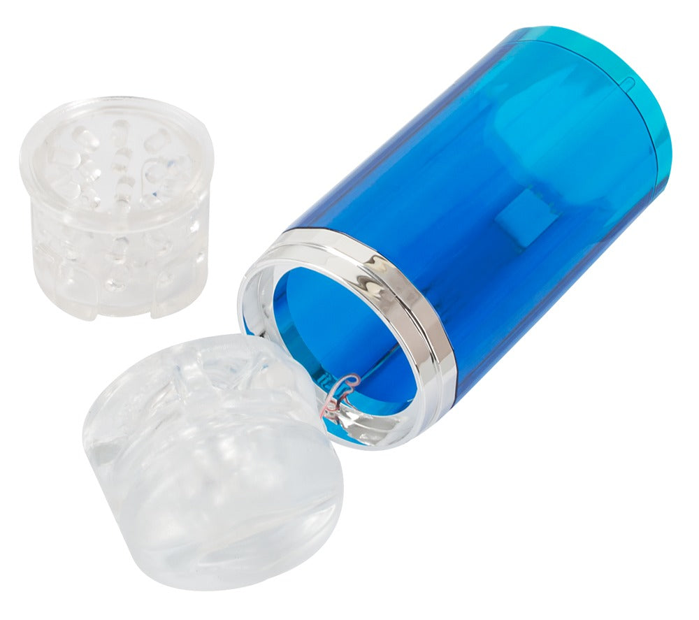 Rechargeable 3 Function Masturbator – Rotation, Bevægelse &amp; Vibration