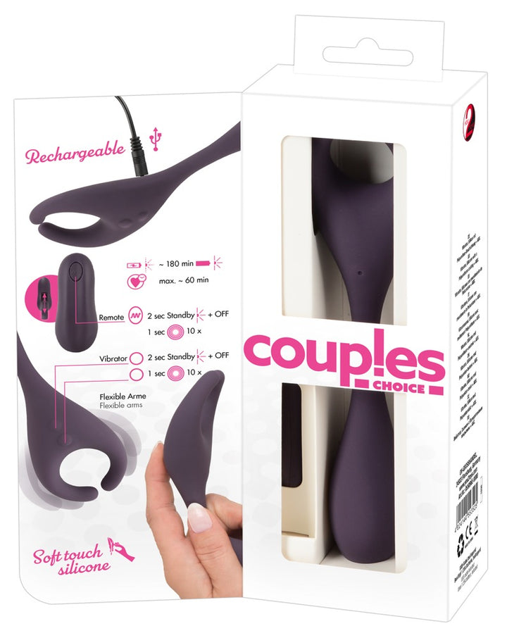 Remote Controlled Double Couple’s Vibrator – Intens dobbel- & trippelstimulering