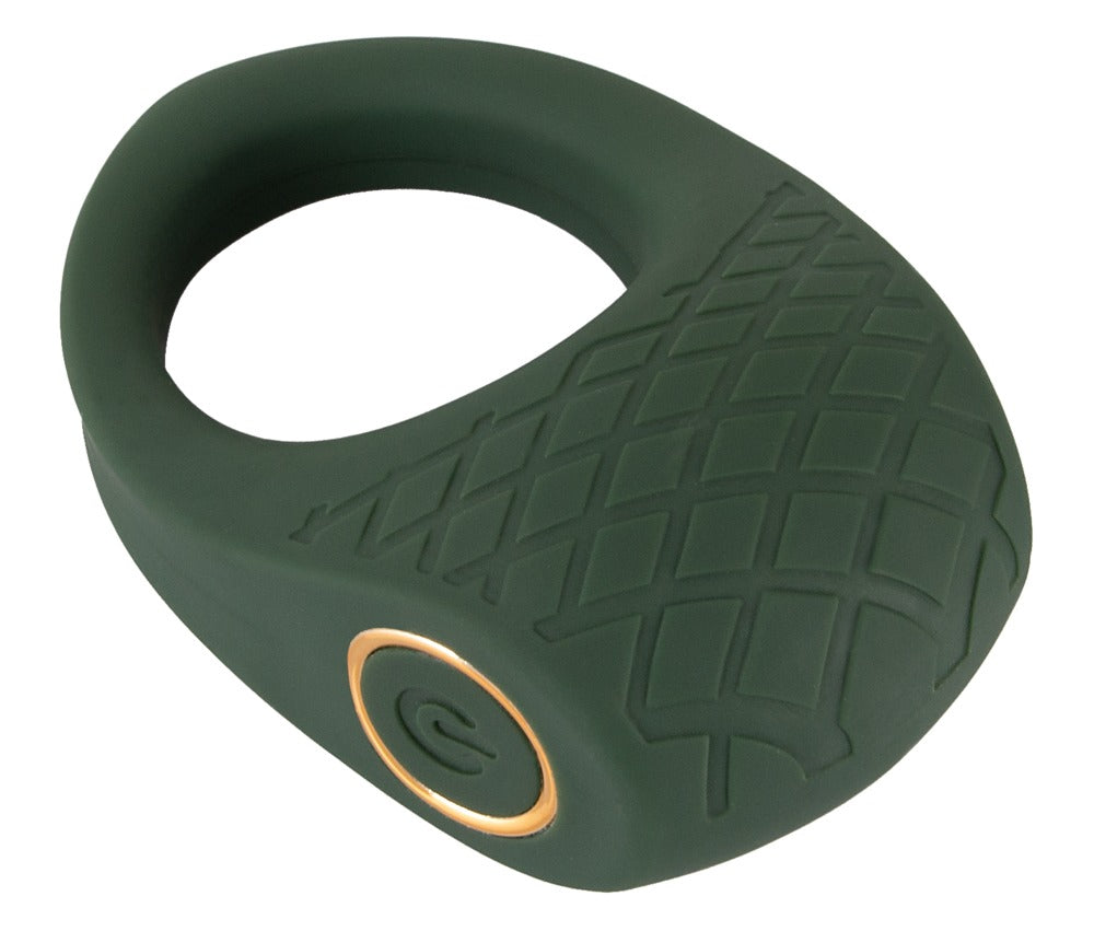 Vibro Cock Ring med dobbelt stimulering – Emerald Love