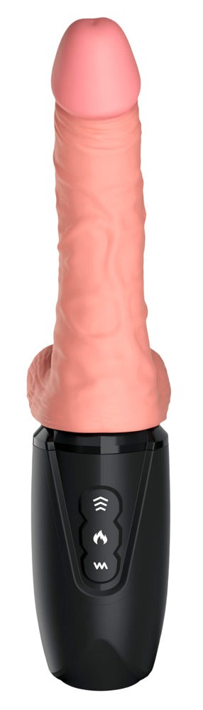 Thrusting Vibrator med Varme