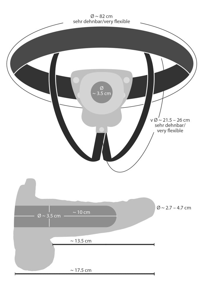 You2Toys Vibrerende Strap-On Sleeve – hult penis sleeve med 7 vibrationer og USB-opladning