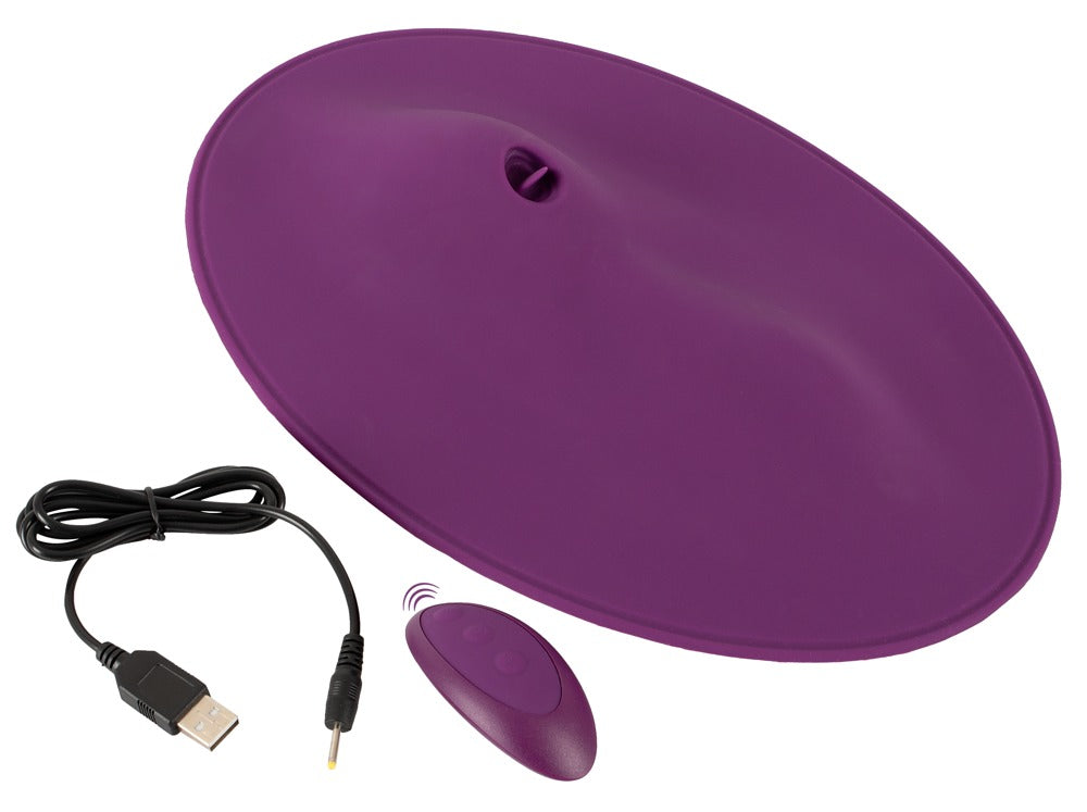 Vibro-Cushion med 2 Stimulerende Bølger, Varme & Vibro-Tunge - EternaNordic