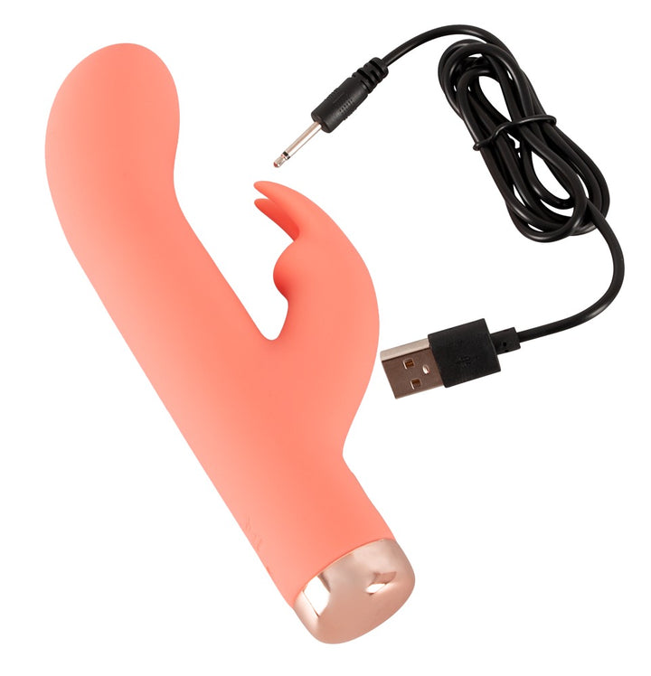 Mini rabbit vibrator i Soft Touch-silikone