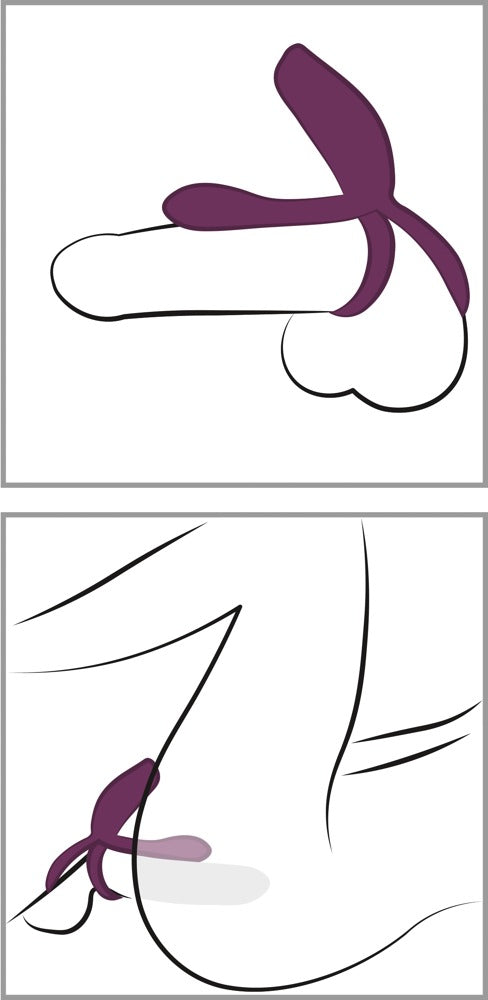 Couple’s Vibrator 2 – Dobbelt Ring & Samtidig Nydelse | Couples Choice