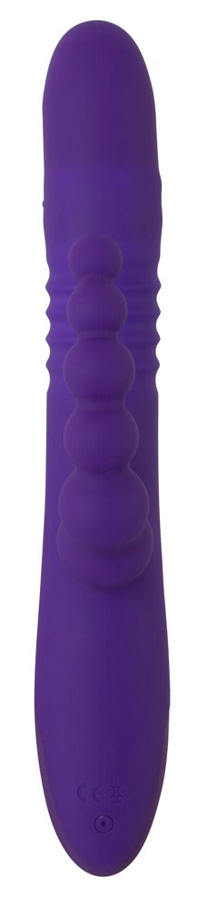 Lilla Sweet Smile triple vibrator i Soft Touch-silikone