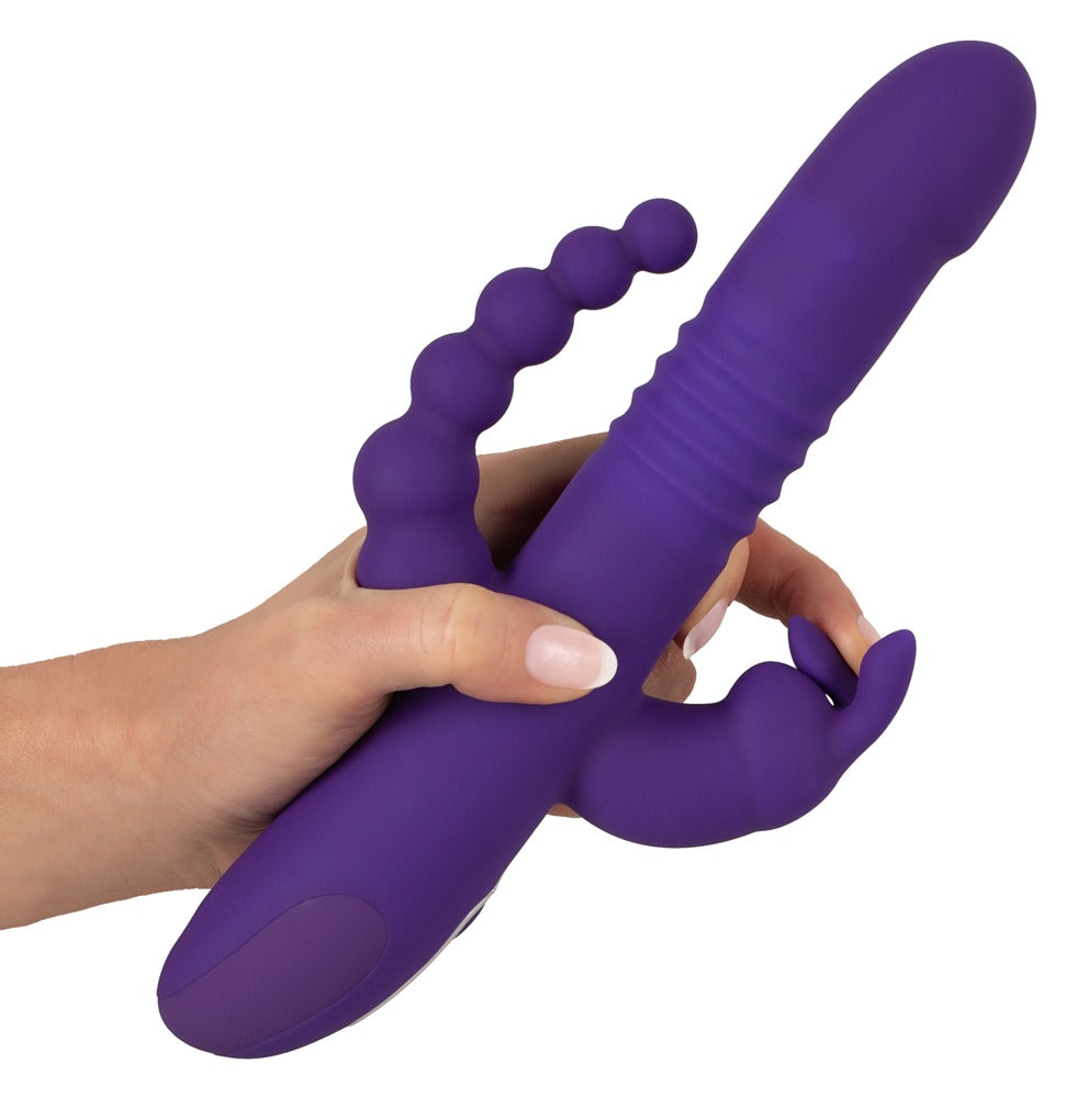 Sweet Smile Thrusting Pearl Triple Vibrator med 3 motorer og triple stimulation