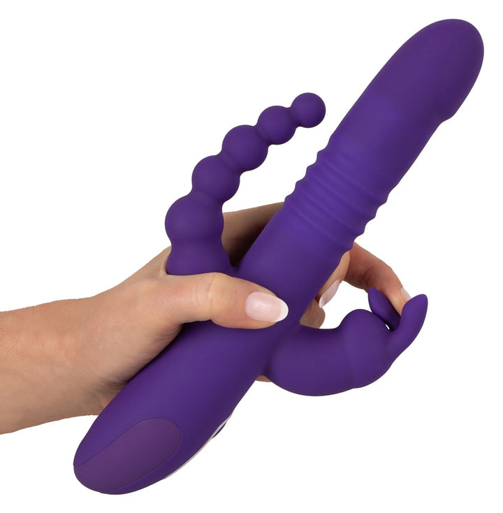 Sweet Smile Thrusting Pearl Triple Vibrator med 3 motorer og triple stimulation