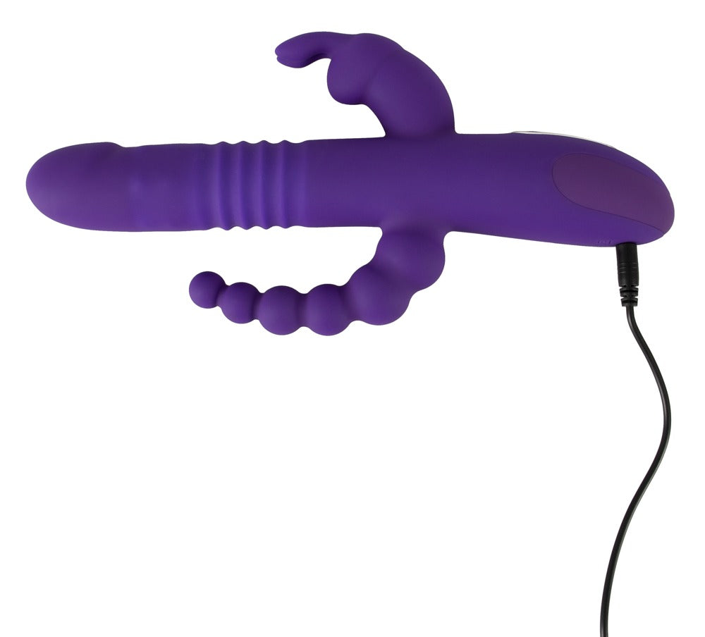 Thrusting Pearl vibrator med 3 kombinerede thrusting- og rotationshastigheder