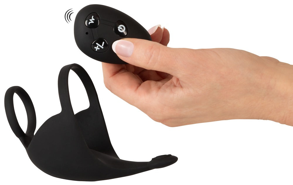 Cock Ring med RC Kuglemassager – Dobbelt Stimulation & Erektionsboost
