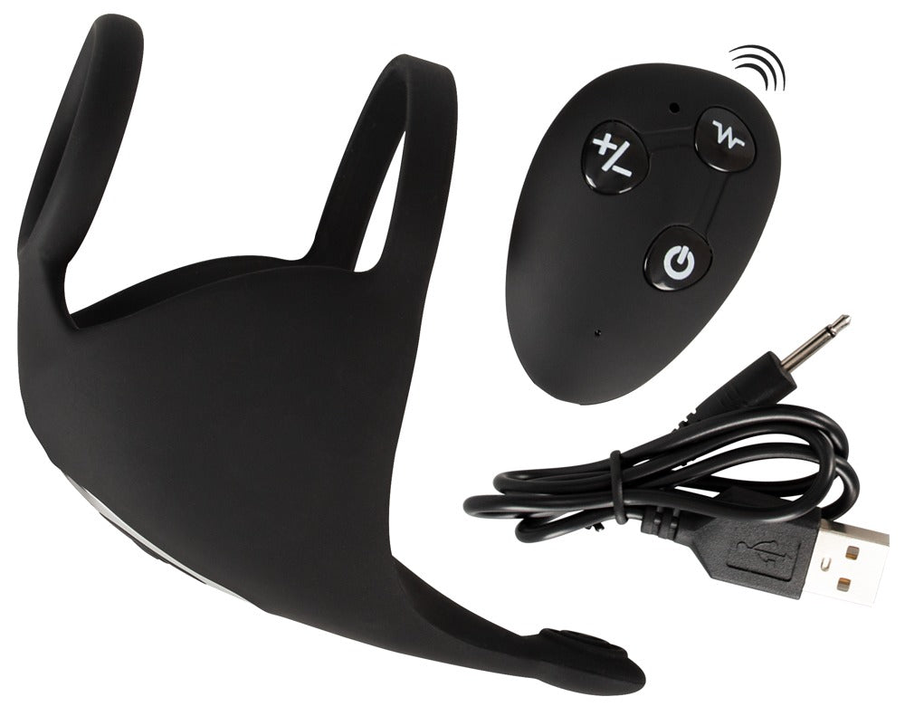 Cock Ring med RC Kuglemassager – Dobbelt Stimulation & Erektionsboost