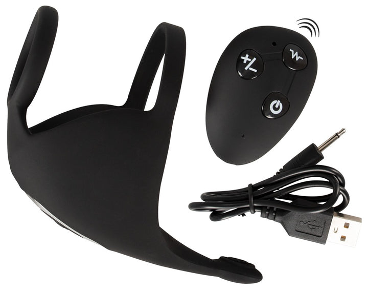 Cock Ring med RC Kuglemassager – Dobbelt Stimulation & Erektionsboost