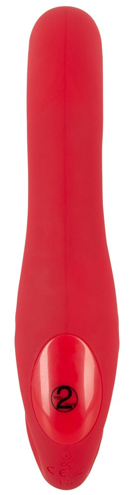 RC Strapless Strap-On 3 – Dobbelt Vibrator med Fjernbetjening