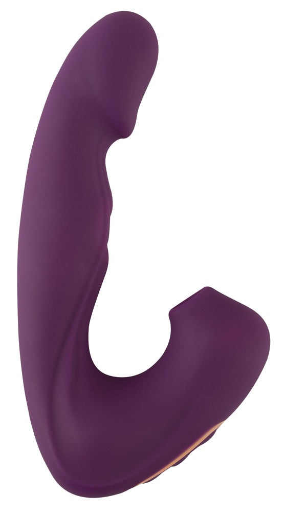 Javida 4 Function Vibrator med Klitorissuger &amp; Bankefunktion