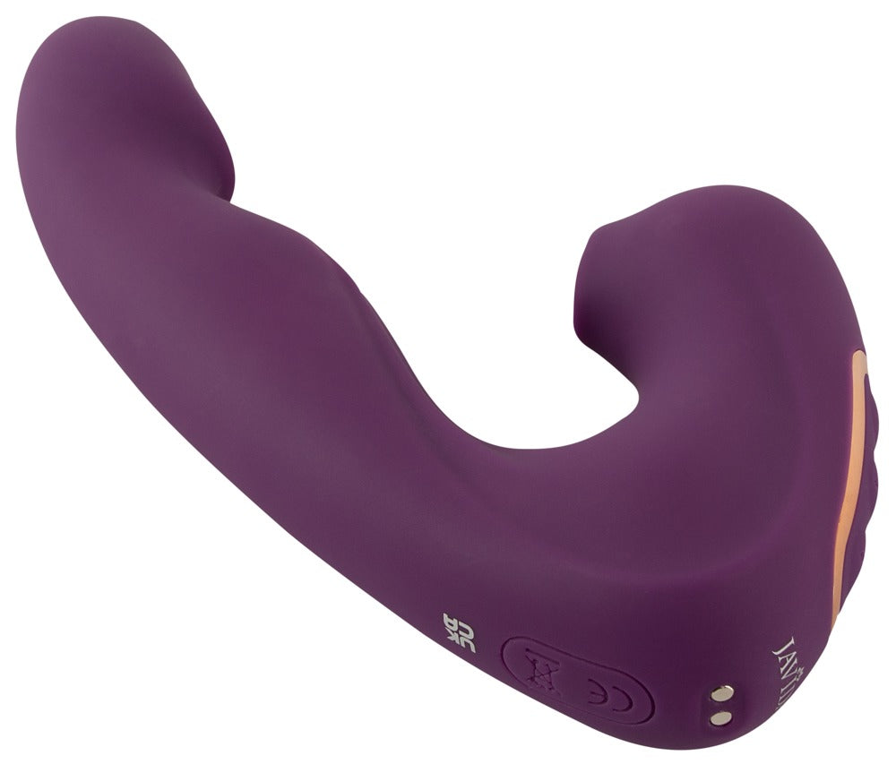 Lilla Javida dual stimulation vibrator med fleksibel bøjning og magnetisk USB-opladning
