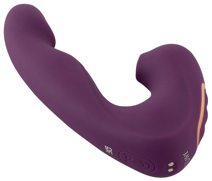 Lilla Javida dual stimulation vibrator med fleksibel bøjning og magnetisk USB-opladning