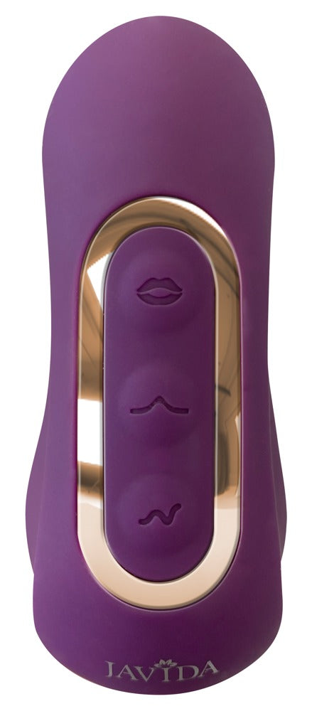 Javida 4 Function Vibrator med Klitorissuger &amp; Bankefunktion