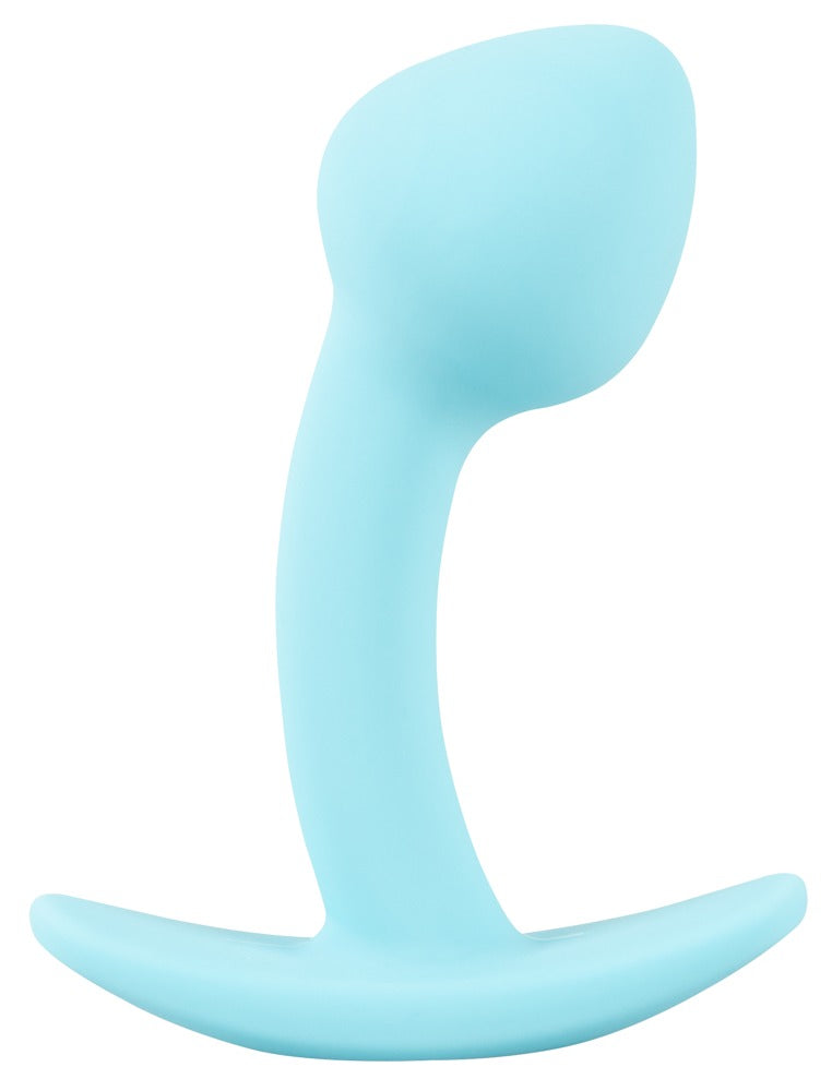 Cuties Mini Butt Plug – Curved Silicone Plug with P‑Spot Tip & Safe Stopper - EternaNordic