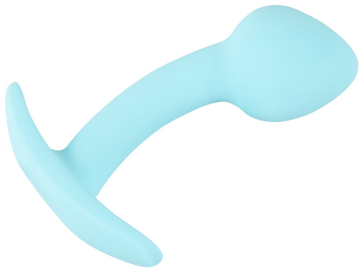 Cuties Mini Butt Plug – Curved Silicone Plug with P‑Spot Tip & Safe Stopper - EternaNordic