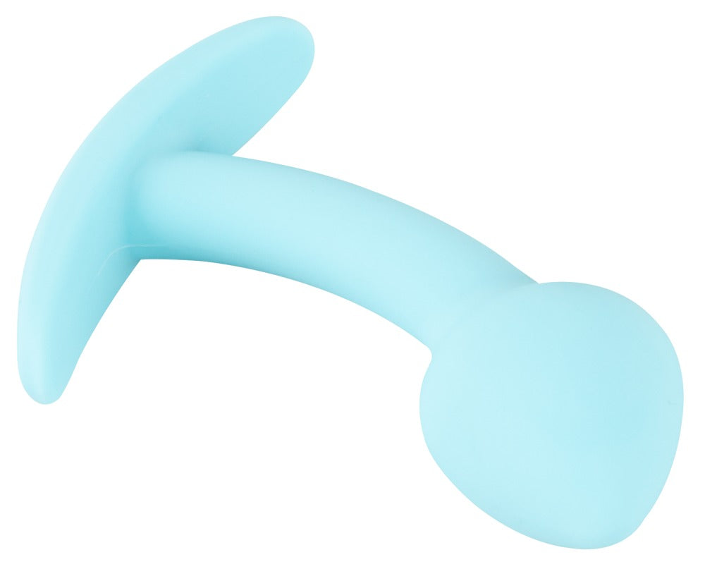 Cuties Mini Butt Plug – Curved Silicone Plug with P‑Spot Tip & Safe Stopper - EternaNordic